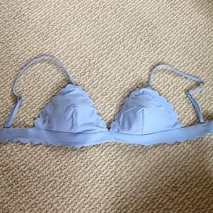 Scalloped Periwinkle Bikini Top H&M